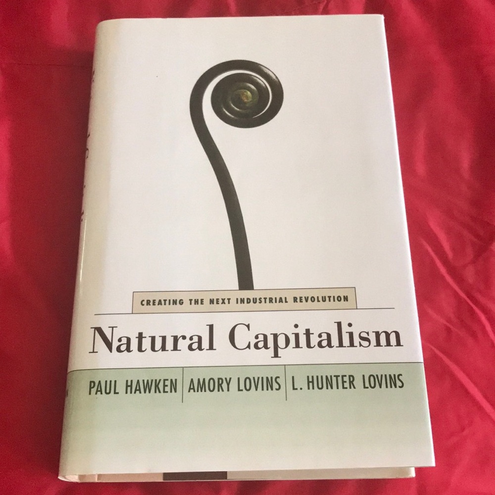 Natural Capitalism hardcover book Hawken, Loving